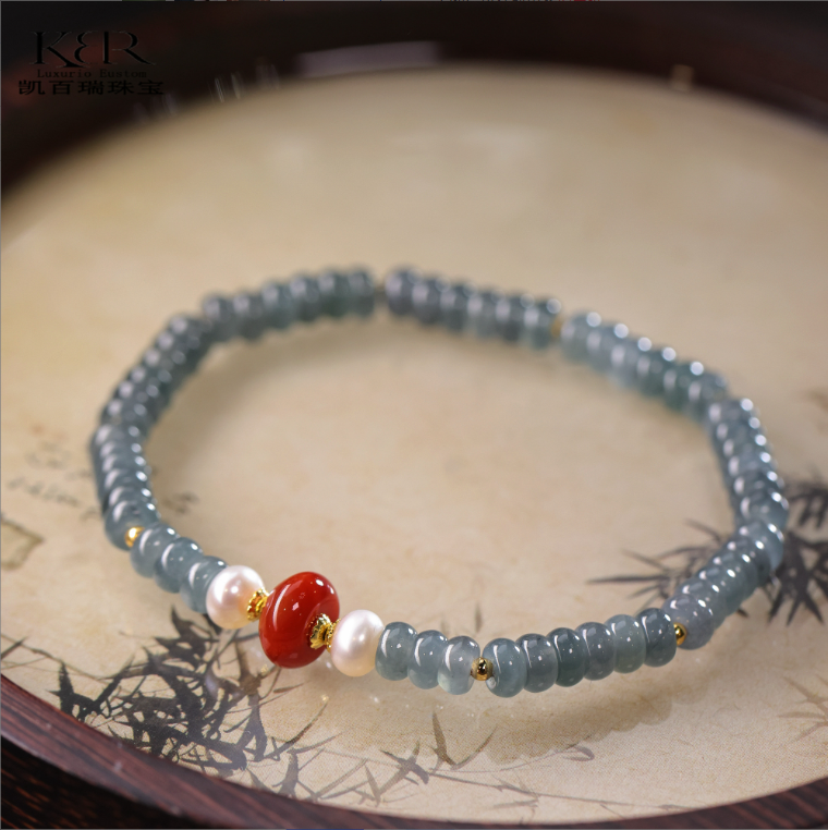 新款 天然A货翡翠手串手链 简约百搭气质大气女款 KBR0123002,珠宝/钻石/翡翠,手链/手串,淘宝优惠券,粉丝福利购,淘宝优惠卷