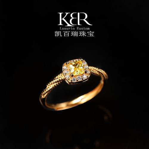 非金属合成锆石戒指 新款S925银锆石戒指简约百搭JJYL0304058