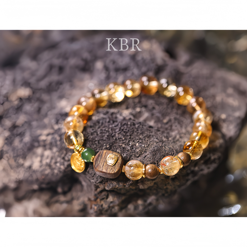 【颖有尽有】原创DIY设计天然水晶简约百搭时尚女款KBR50921004