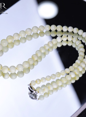 【颖有尽有】高定设计新款天然白蜜蜡塔链6-9M+简约百搭KBRWR200