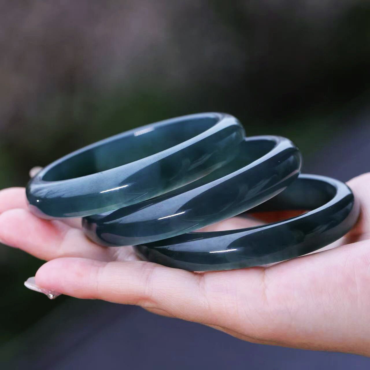 天然A货翡翠正圈手镯镯子气质百搭简约时尚女款 KBR60126007