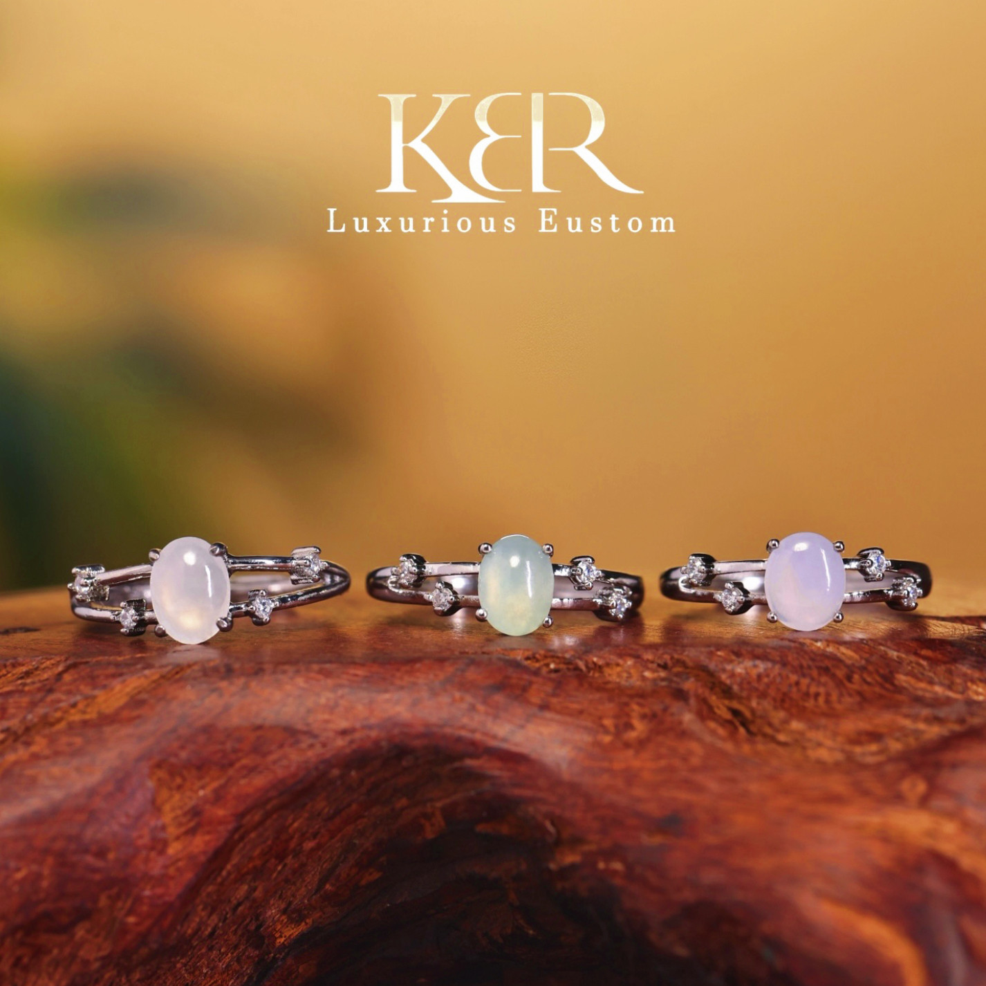 新款高定设计天然A货翡翠高冰蛋面戒指简约气质时尚KBR50524011,珠宝/钻石/翡翠,戒指/指环,淘宝优惠券,粉丝福利购,淘宝优惠卷