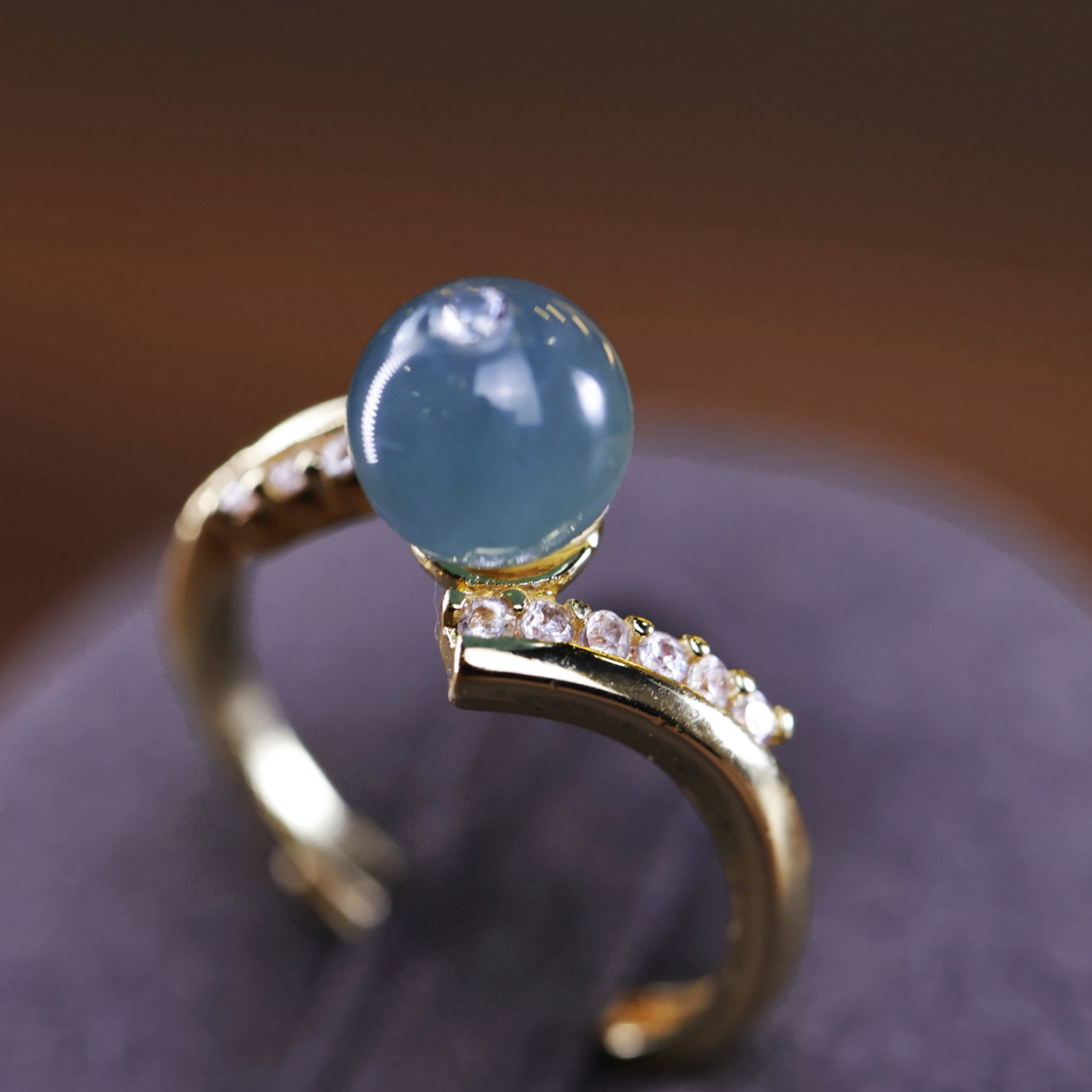 莫比乌斯环天然A货翡翠圆珠活口戒指戒圈时尚气质百搭 KBR1120007,珠宝/钻石/翡翠,戒指/指环,淘宝优惠券,粉丝福利购,淘宝优惠卷