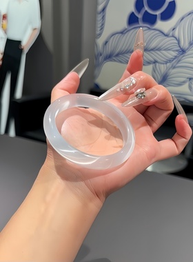 白月光猫眼石手镯美人条女送礼物