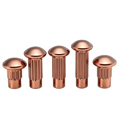 滚花铭牌铆钉扁头圆头商标