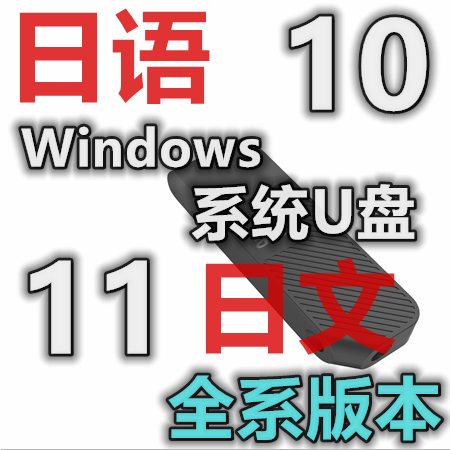 日语日文 旧版 老版 新版 windows 10 11 Excel Word 系统安装U盘
