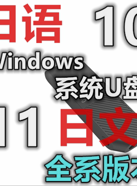 日语日文 旧版 老版 新版 windows 10 11 Excel Word 系统安装U盘