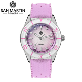 San Martin军魂手表首款女士腕表SN0151GS时尚小巧703石英机芯