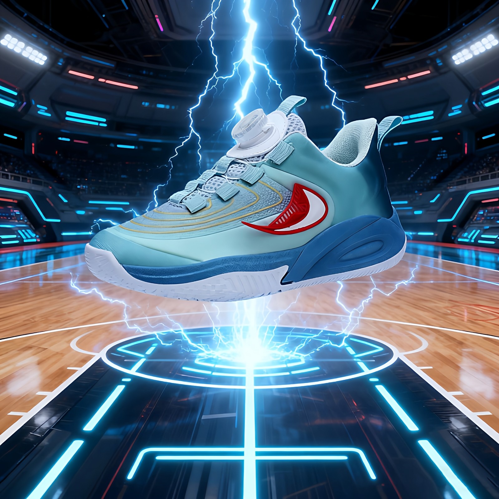 儿童篮球鞋男女童旋转扣大童鞋