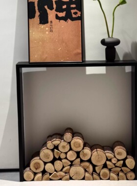 木柴客厅壁炉桌面装饰摆件祝福木