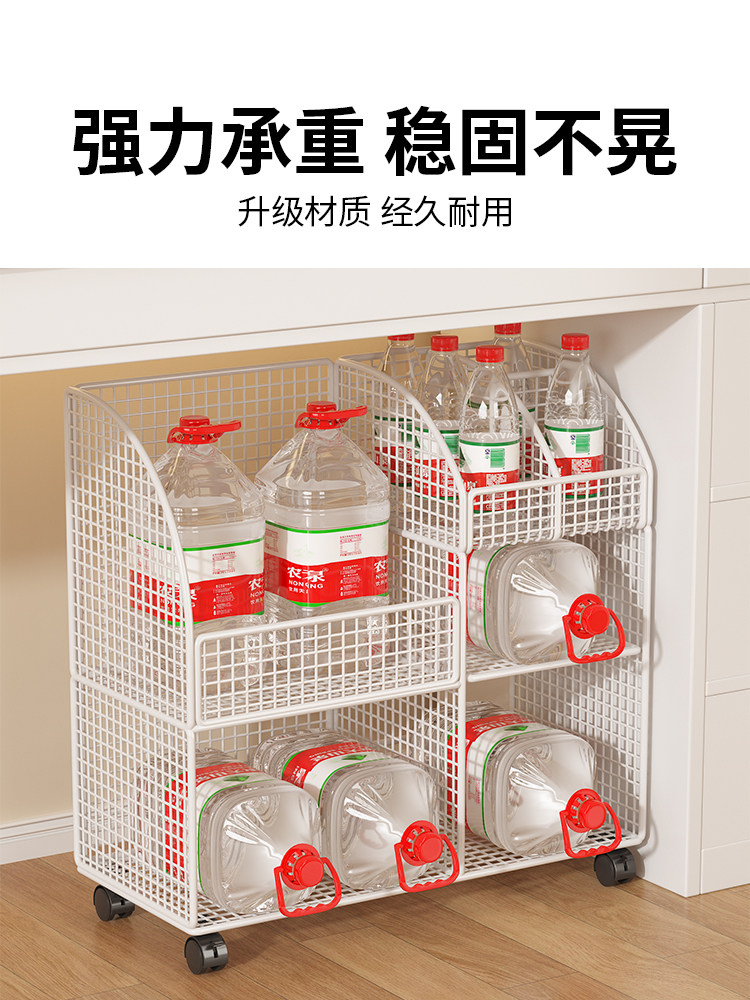 Mobile Under Desk Storage Cart with Rolling Wheels - Product image 4