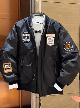 新款棒球服痞帅美式外套春秋冬季