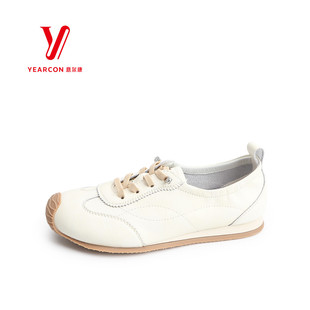 百搭休闲鞋 复古软底德训鞋 女5481ZD48578Y 2025春夏新款 意尔康女鞋