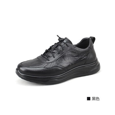 意尔康男鞋2025秋季新款真皮轻便软底商务休闲皮鞋男5534AE58210A