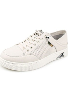 意尔康轻便舒适真皮时尚软底男鞋S521AR54258A2026小白鞋新款春季