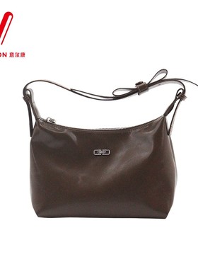 意尔康女包2025秋季新款通勤简约时尚百搭单肩斜挎包S6Y27877-923