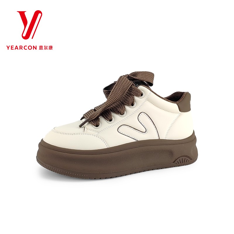 意尔康休闲鞋厚底时尚加绒正品