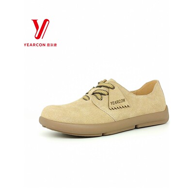 意尔康春季单鞋鞋休闲2026圆头5264DD26942Y舒适新款勃肯女鞋软底