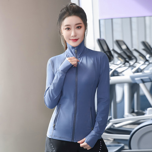 大码春季瑜伽服外套跑步外套