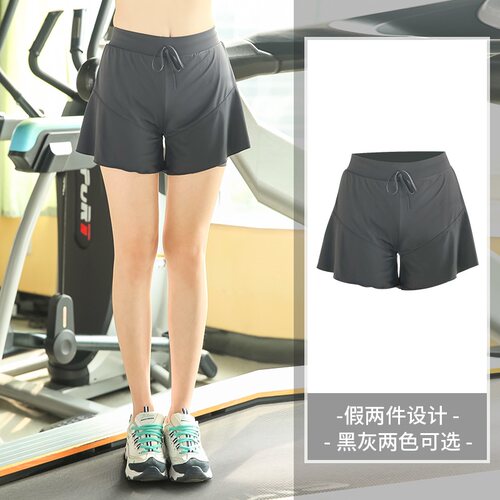 女跑步健身运动薄款短裤瑜伽服