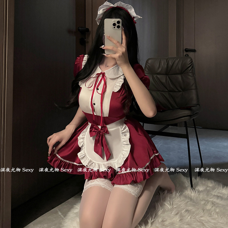 深夜尤物日系大佬萌系甜美cos制服冬季可爱洛丽塔lolita连衣裙