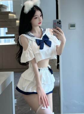 水手服学生纯欲jk制服可爱套装成人性感qqny女内衣情感趣味兔女郎