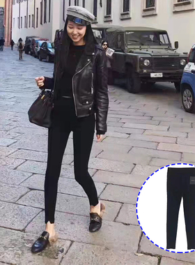 MILNE买手店Cherry’s 打底裤加绒高腰修身显瘦纯色休闲裤Cherry