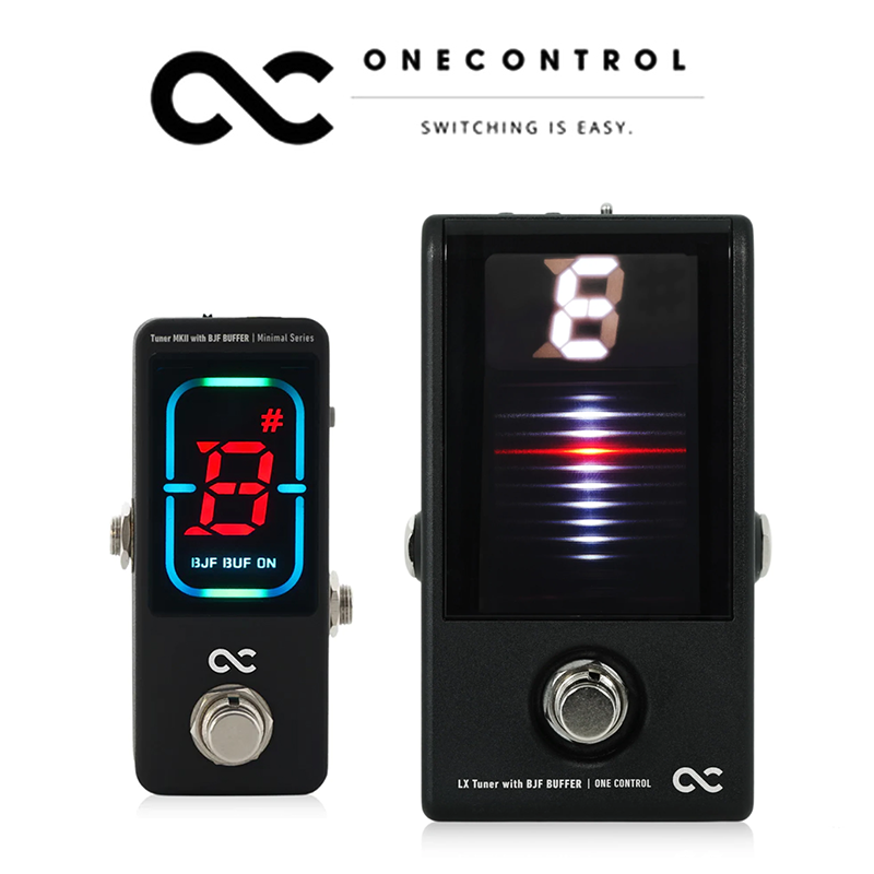 现货One Control Tuner BUFFER OC 迷你吉他贝斯调音表单块效果器