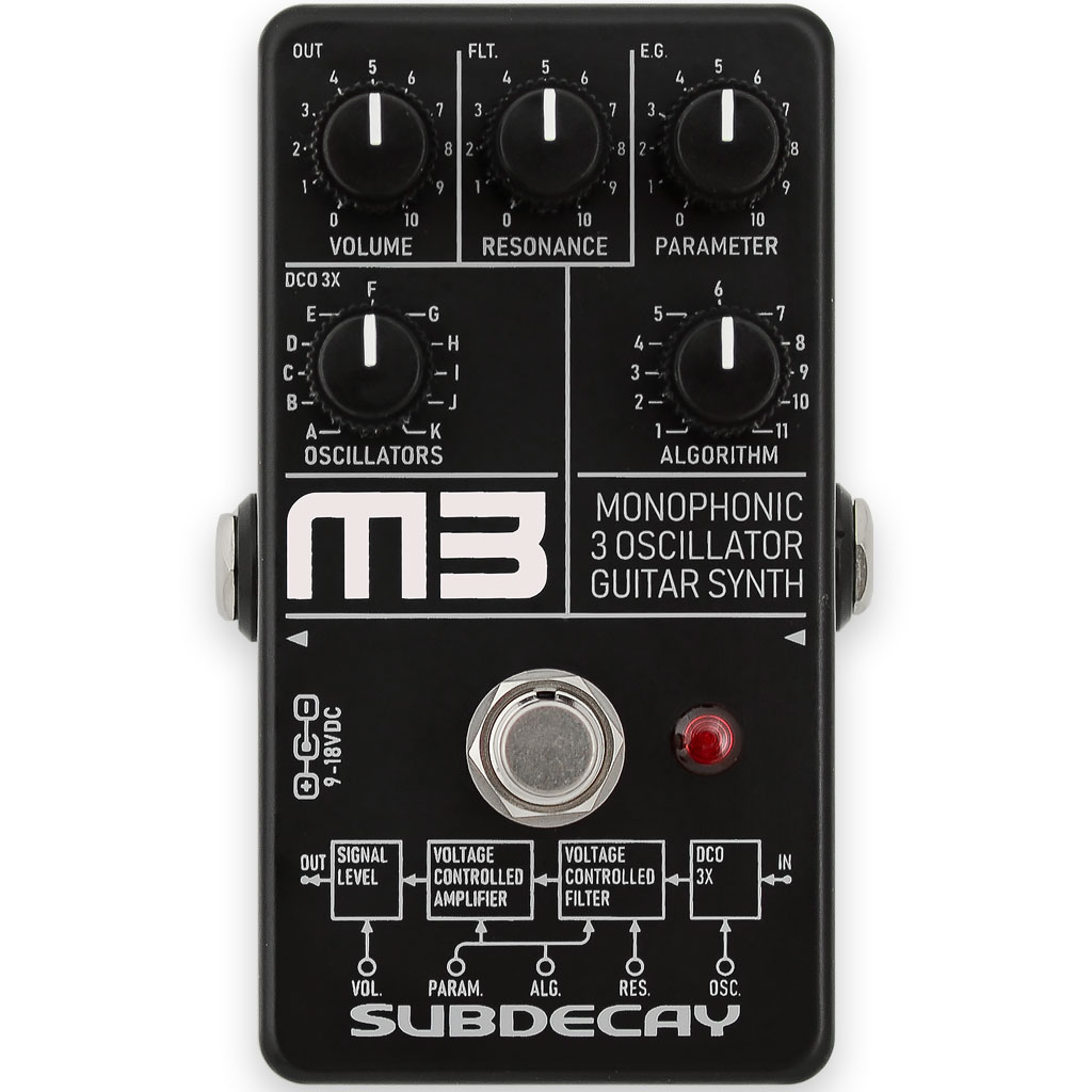 subdecay m3 synth 合成器 ms 20 吉他贝斯单块效果器