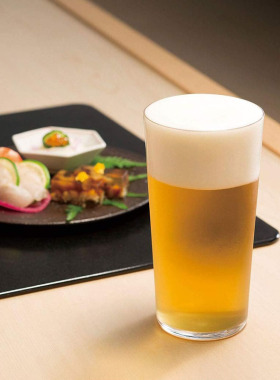 日本进口东洋佐佐木啤酒杯超薄玻璃杯精酿郁金香杯晚酌的流派同款