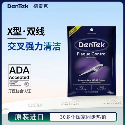泰克dentek双线家庭装剔牙