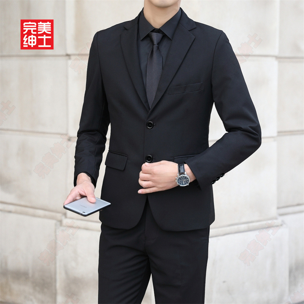 官方西服外套男轻熟风高级感单西休闲商务正装职业加大码伴郎西装