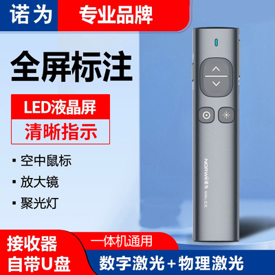 n96s数字激光翻页笔液晶屏上显示