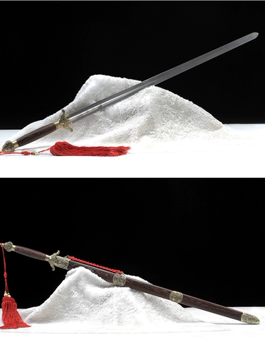 Бронзовые боевые искусства Тайдзи Меч из нержавеющей стали Меч Тайдзи в соответствии с высотой с мечом Longquan Shen Shen Guanglong не открыт