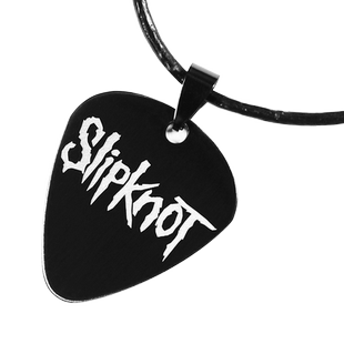 钛钢金属吉他拨片项链 枪花乐队 SLASH 摇滚音乐饰品 礼物定制