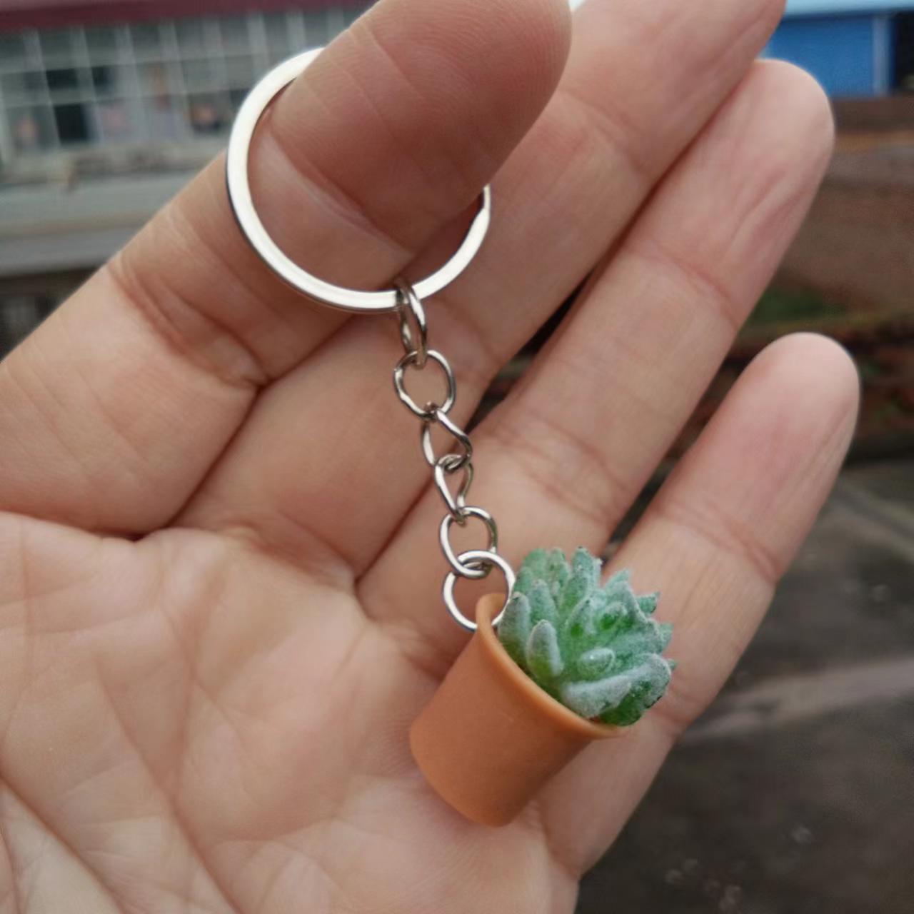 新款仙人掌钥匙扣挂件包包挂饰幼儿园学生答题奖励小礼品赠品