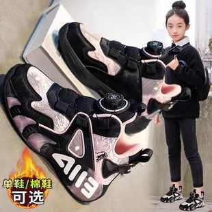 奥莱甄选女童鞋运动鞋秋冬款儿童篮球鞋中大童女孩鞋子冬季加绒潮
