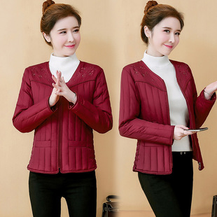 国际大牌冬季贴身小棉袄轻薄内胆妈妈装内穿羽绒棉衣短款修身
