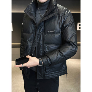 国际大牌轻薄羽绒服男冬季短款立领加厚防寒高端内胆外套