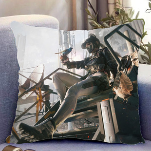 露娜三角洲行动周边双面抱枕照片带枕芯靠枕靠垫枕头套礼物可定制