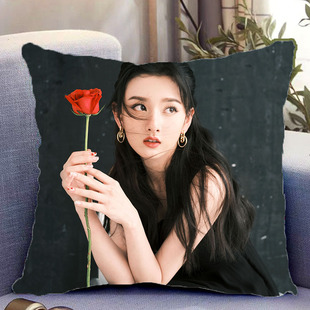 宋祖儿周边双面抱枕人物照片同款靠枕靠垫带枕芯枕头套礼物可定制