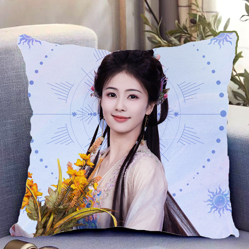 白鹿周边双面抱枕白月梵星白烁