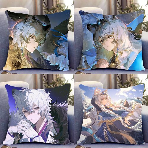 圣聆初雪凛御银灰周边双面抱枕