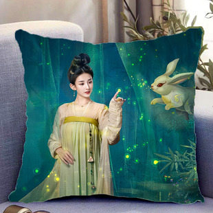 宋祖儿周边双面抱枕无忧渡半夏照片带枕芯靠枕靠垫枕头套礼物定制