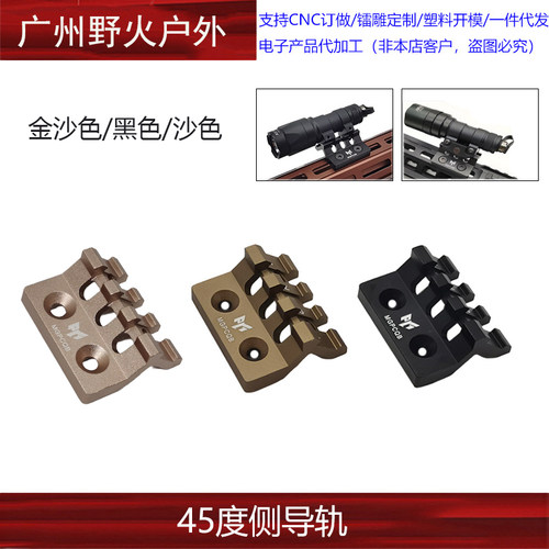 45°侧导轨电筒底座MGP