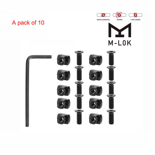 【Mlok螺丝】螺母组 M4规格组合螺母10个一包导轨M-LOK Screw