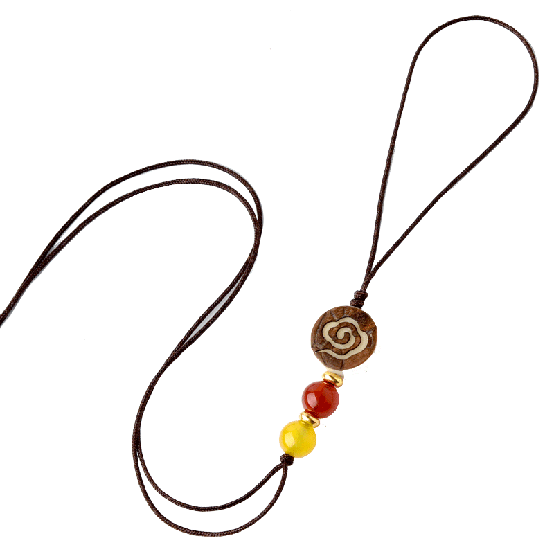 手机挂绳短款手工编织钥匙扣半成品手机链条吊坠DIY配件挂件绳子