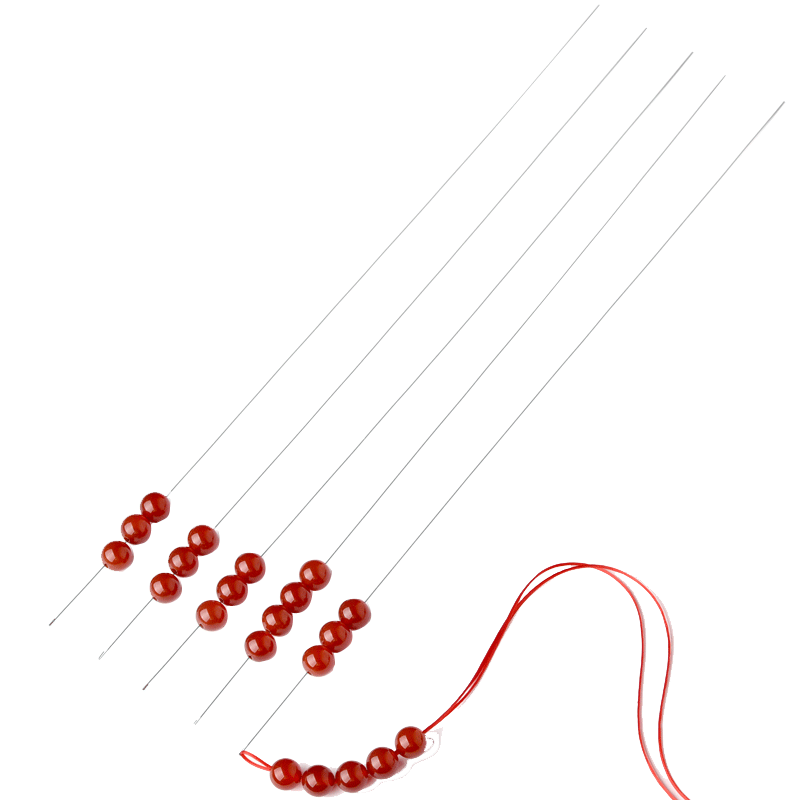 穿珠子的钢丝线引线文玩工具手串穿线穿绳神器钩针手工串珠专用针
