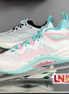 李宁篮球鞋2025夏新品反伍暴风男子轻量高回弹篮球外场鞋ABFV017