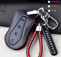 Bao da chìa khóa cao cấp mới Geely star hơn 19 độc quyền xe thông minh một nút khởi động bốn nút bảo vệ - Trường hợp chính ví móc khóa đẹp
